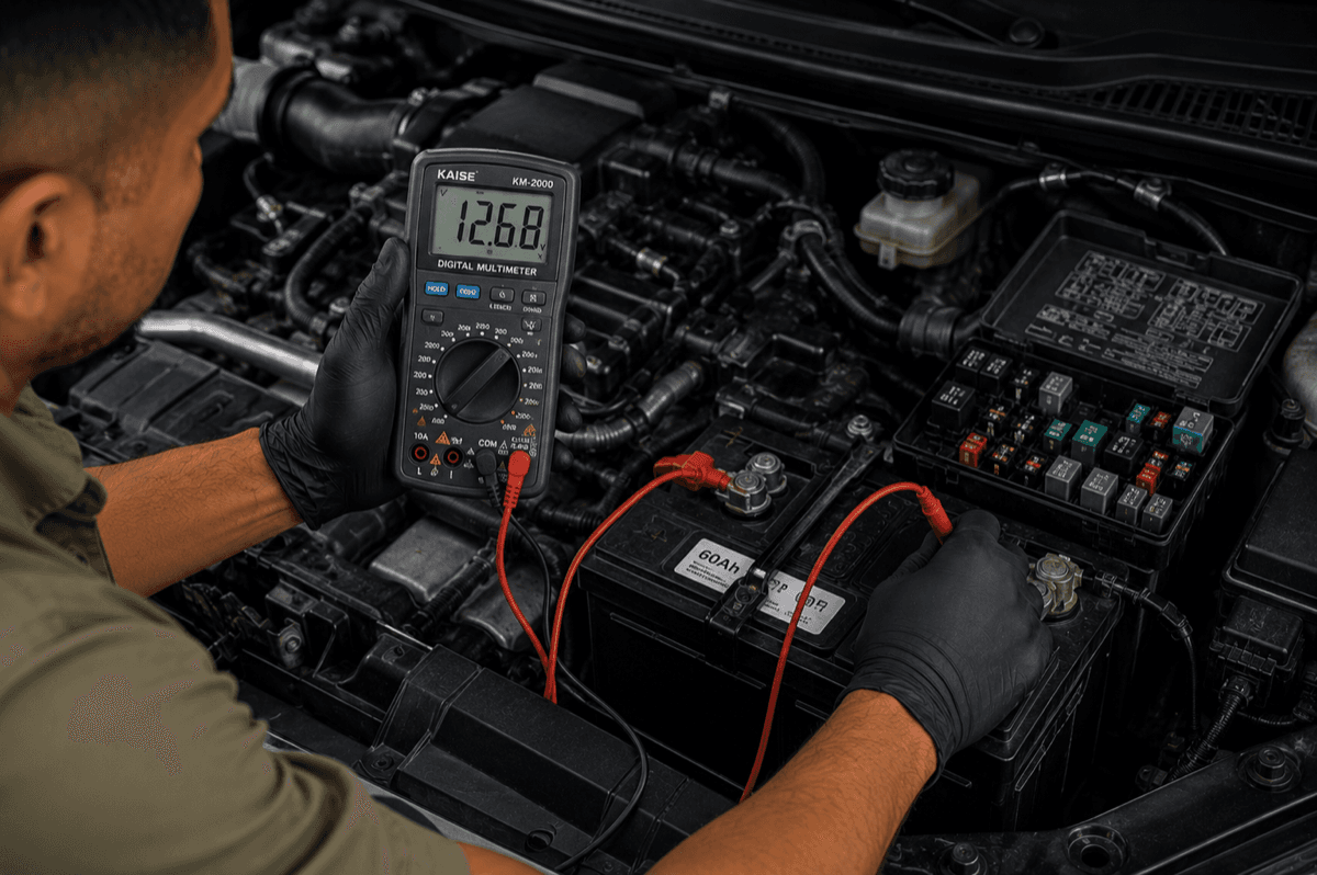 Sistema Elétrico na Nacional Auto Center em Brasília