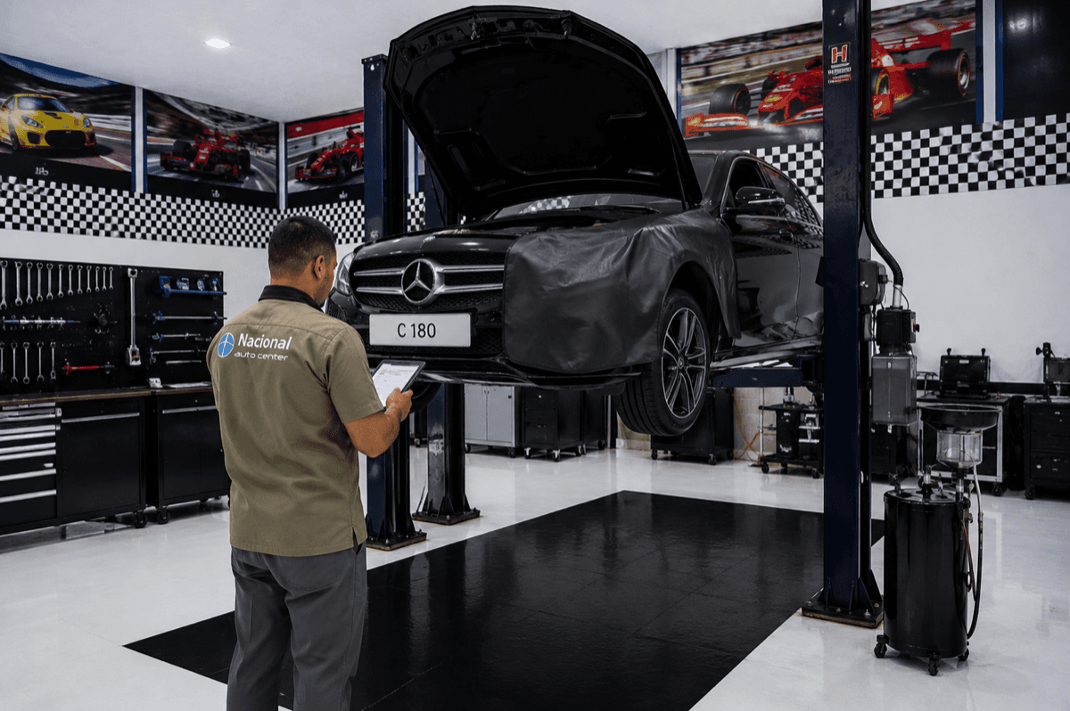 Revisão na Nacional Auto Center em Brasília